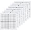 Graph Sticky Notes, 8 Pads, 3x3 Inch, Graph Paper Sticky Notes, Grid Sticky Notes, Coordinate Plane Sticky Notes for Office School Math Supplies