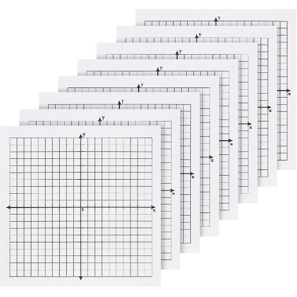 Graph Sticky Notes, 8 Pads, 3x3 Inch, Graph Paper Sticky Notes, Grid Sticky Notes, Coordinate Plane Sticky Notes for Office School Math Supplies
