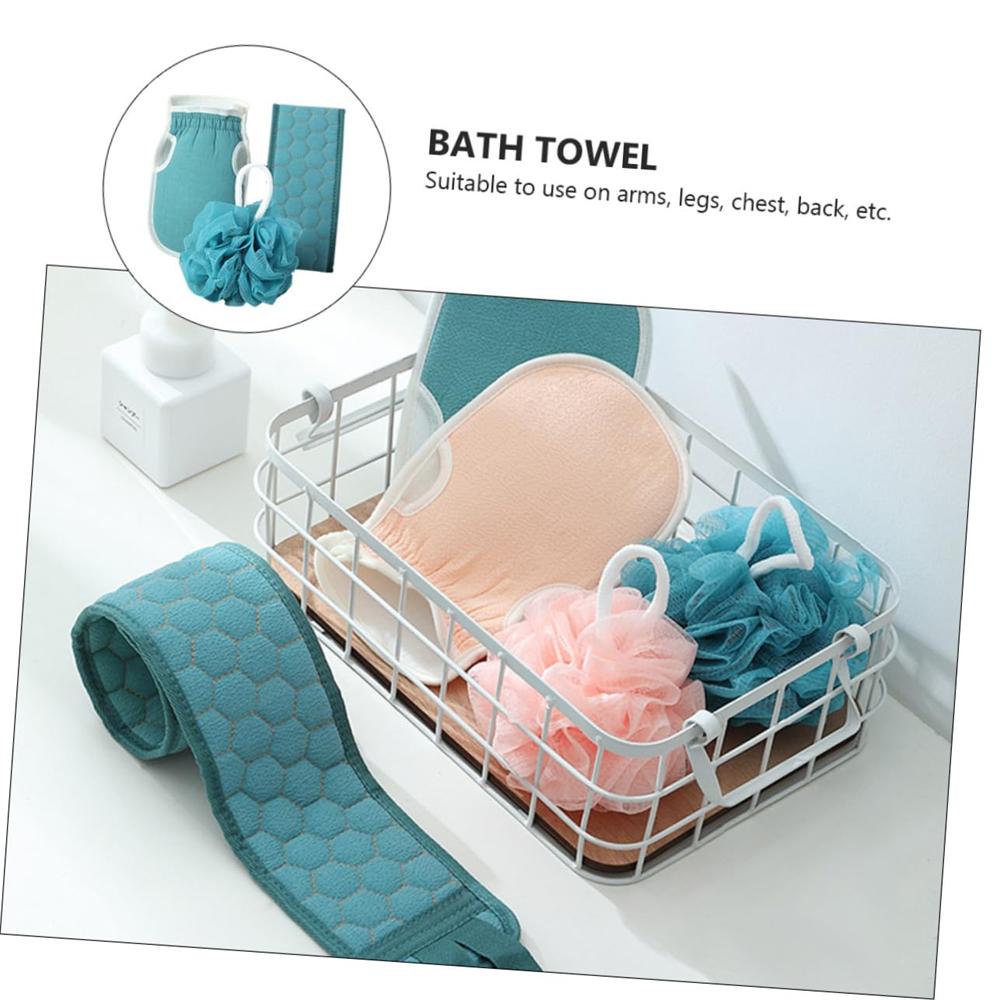 Exfoliating towel, back and body scrub, removes dry dead skin cells, removes dead skin, reusable