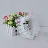 White Lace Pleated Girls Headband Wide Ruffle Sweet Fairy Lolita Princess Hair Accessories Headdress