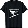 Ski New Hampshire! Berg Schnee Skifahren Wintersport T-Shirt