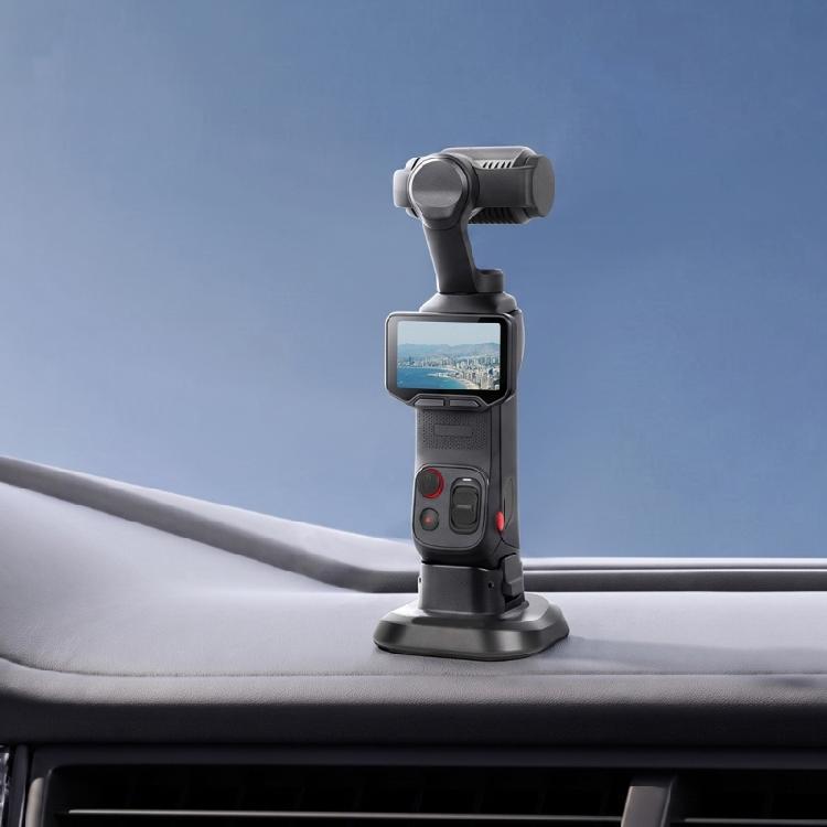 Adhesive-Backed Camera Mount Base with Plastic and Metal Construction, Easy Camera Release and Type C Charging for LunaUltra/LunaPro