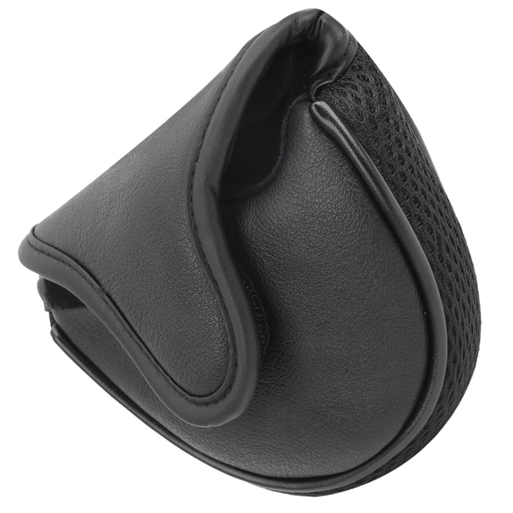 Ochraniacze na putter golfowy Headcover Półkole Skóra PU Ochraniacz Wodoodporny DodatekCzarny
