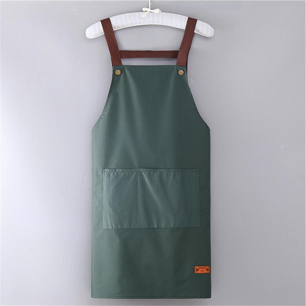 Chef Apron with Pockets Baking Kitchen Apron for Chef Dust-proof Adjustable Mens Aprons for Grilling Grill Apron for Barbecuing