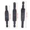3 PCS Hex Shank Self Centering Drill Bit Set  Cabinet and Door Hinge Installation