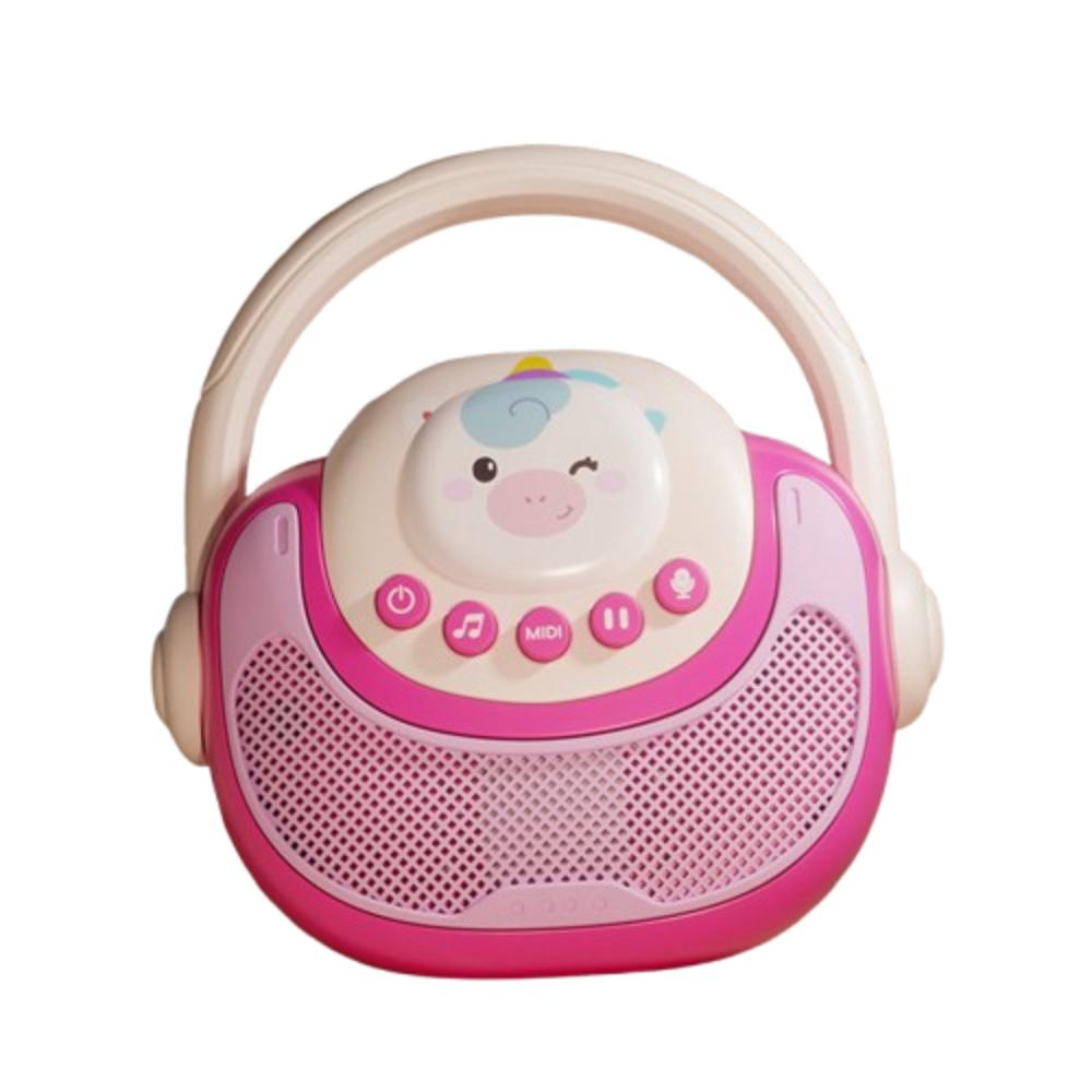 Aufnehmbares Karaoke Kinderspielzeug Handy verbinden Karaoke-Maschine Gesangsmaschine Kindergesang