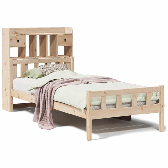 VidaXL Bunk Bed Without Mattress 90x190 Cm Solid Pine Wood 3322158