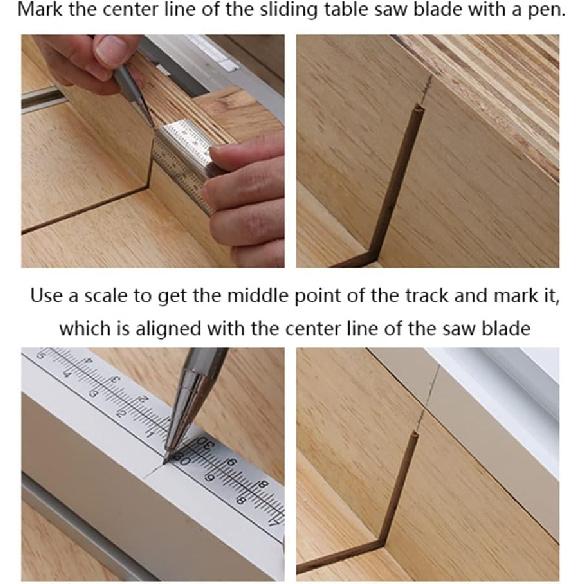 Aluminum Alloy 45 Type T-slot T-track Miter Track Jig Fixture Slot 45x12.8mm For Table Saw Router Table Woodworking Tool