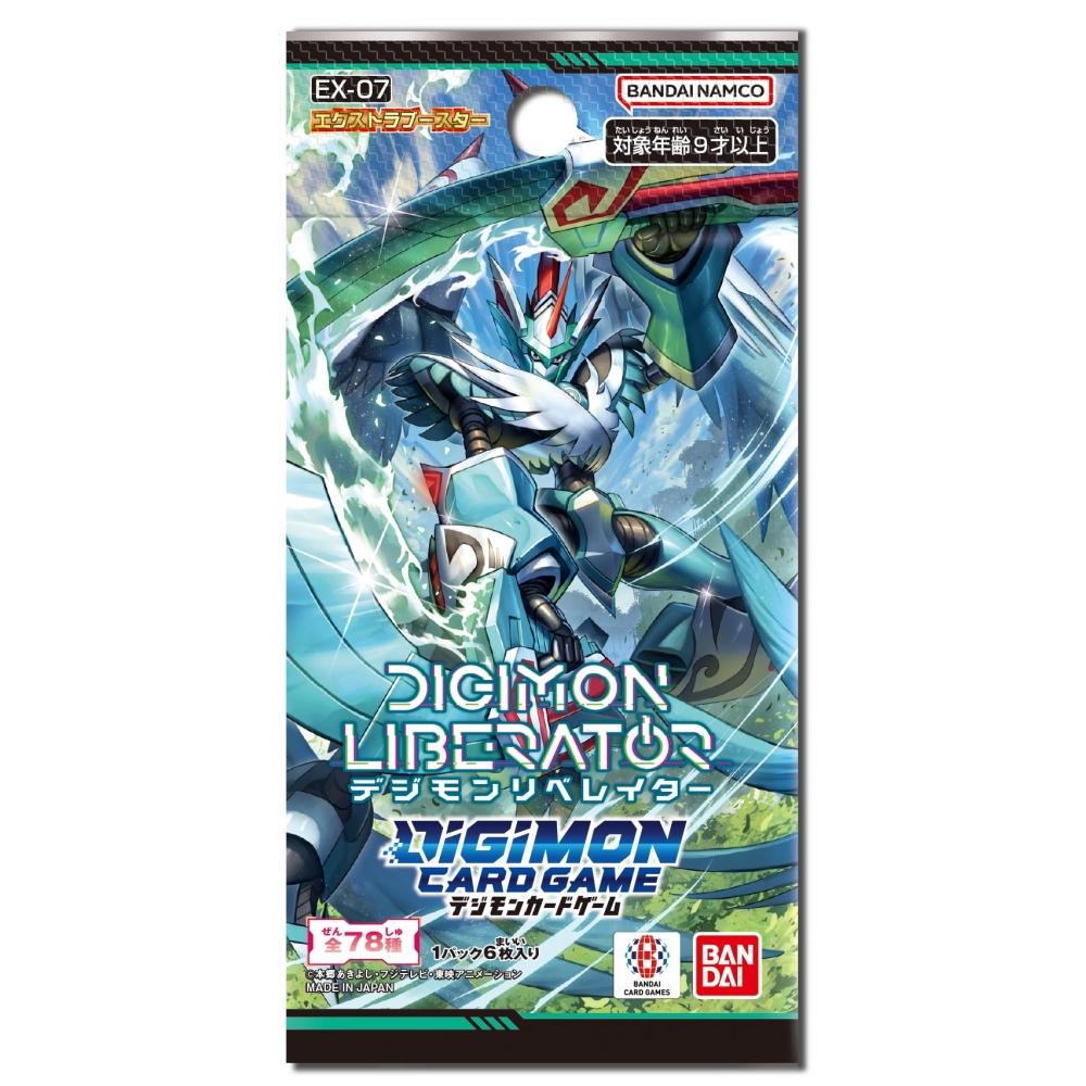 Bandai Digimon Card Game Extra Booster Digimon Liberator [EX-07] (ESKE) 24 pakker