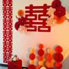 Good Luck Paper Honeycomb Ball Lantern Best Wishes Party Pendants Lantern  Baby Shower