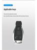 Mercedes-Benz Key Case for GLA200, GLC260L, C-Class, GLS, CLA200 - Full Coverage Shell