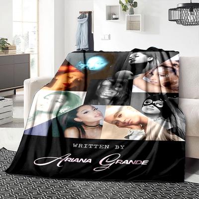 Ariana Grande'S Artistry Blanket Soft Throw Blanket For Home Bedroom Bed Sofa Travel Office Solid Christmas Blanket