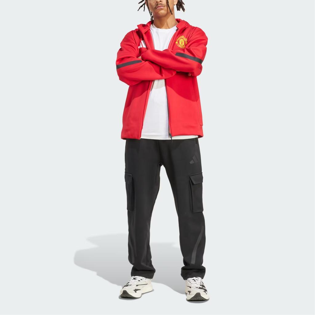 Adidas Manchester United Z.N.E. Anthem Fashion Allsidig Hettejakke med Lange Ermer Herrejakker JN2901