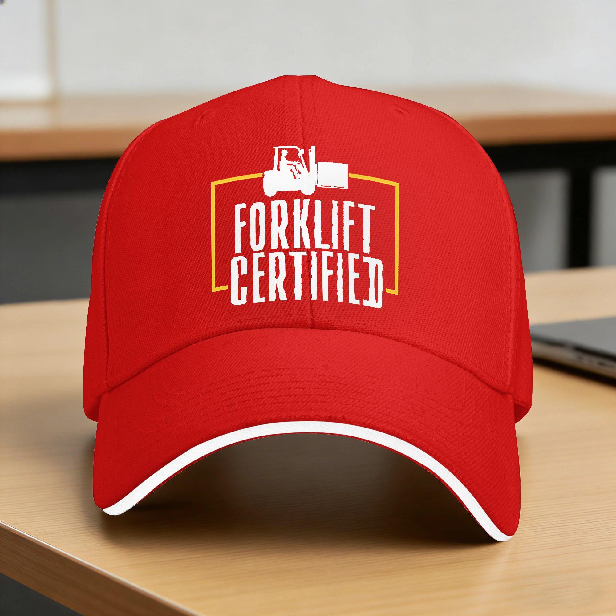 

Copy Of Forklift Certified Meme Baseball Cap Casual Female Male Trucker Hat High Quality Running Hippie Snapback Cap One Size