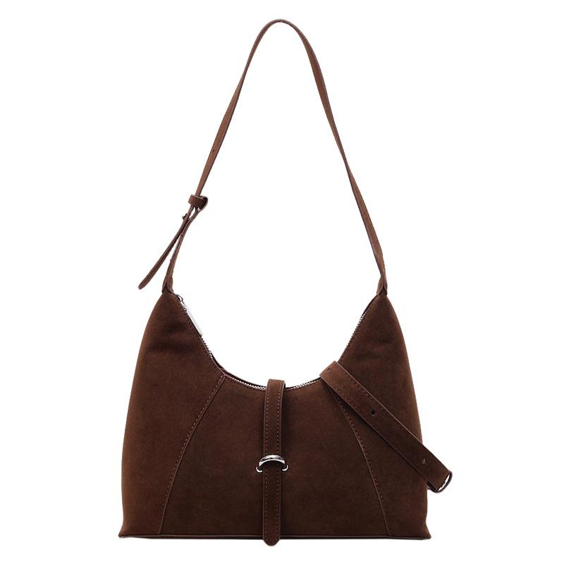 2025 Korean Women's Crescent Baguette Bag: Autumn Fashion Versatile Underarm Handbag