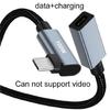 Right Angle USB C Extension Cable 90° 480Mbps USB C 2.0 Male to Female Cord