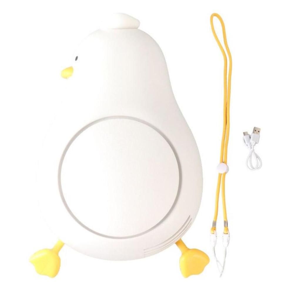 Hanging Neck Fan with Adjustable Strap, Cute Cartoon Duck Shape, Fan Holder, DIY Accessories less
