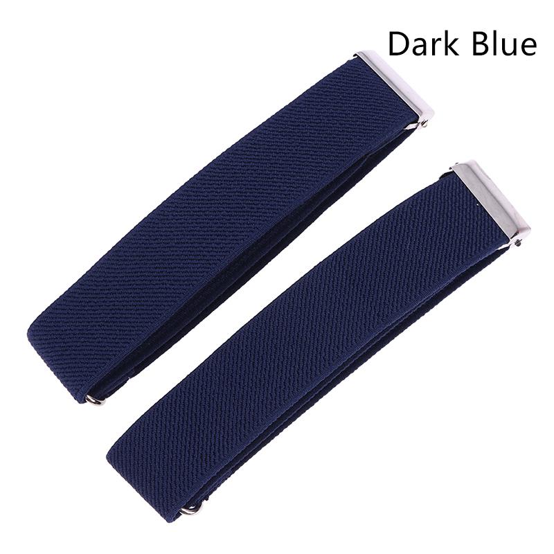 1 Pair Anti-Slip Cuff Holder Armband Men Women Business Elastic Adjustable Shirt Sleeve Garter Strap Arm Band Sleeve Bracelet