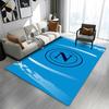 Blue Background with Letter "N" Design Patterned carpet a non slip rug suitable for all seasons and any setting, gift