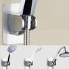 Self-adhesive Suction Up Chrome Showerhead Holder Wall Mounted Bathroom Wall Mounted Shower Holder.