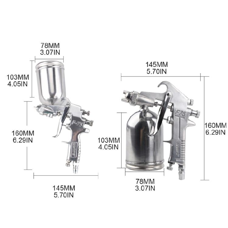 Professional Paint Spray Guns Pneumatic Sprayer Anti-Rust For Can Furniture