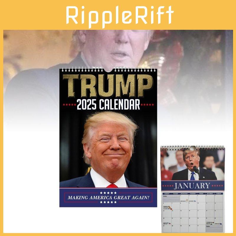 2025 Donald Trump Calendar Desktop Living Room Bedroom Decoration Pendant Wall