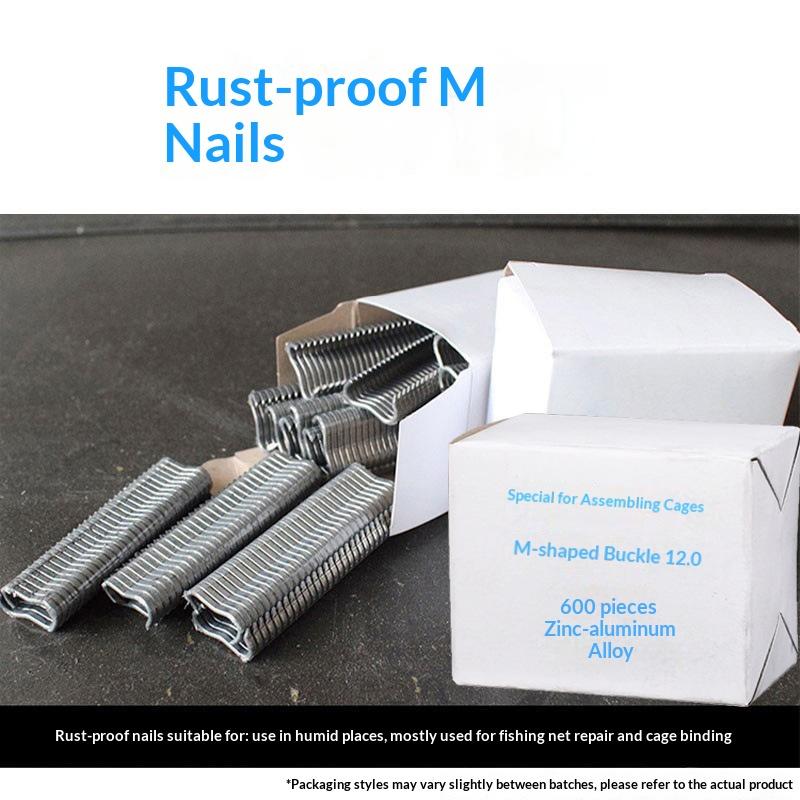 Набор мощных железных клещей-зажимов для клеток, Комплект зажимов M для свинарников - Прочные инструменты для домашнего ремонта, Подходящие