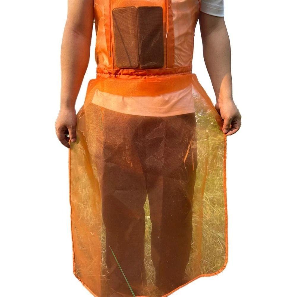 Mesh Lawn Mower Apron Breathable Garden Work Suit Portable Lawn Mower Protective Apron