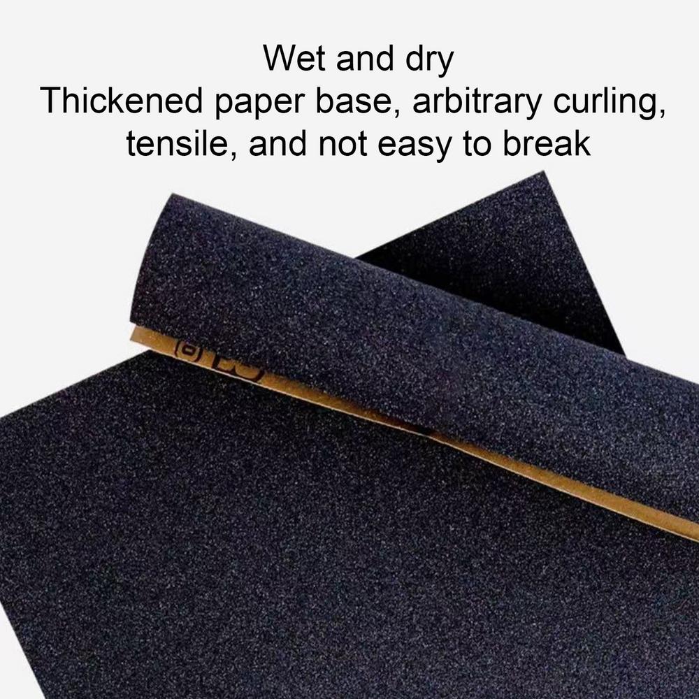 Wet Dry Sanding Paper Wet Dry Glass Buffing Sandpaper Woodworking Tool Sand Sheet For Woodworking Automotive And Crafting