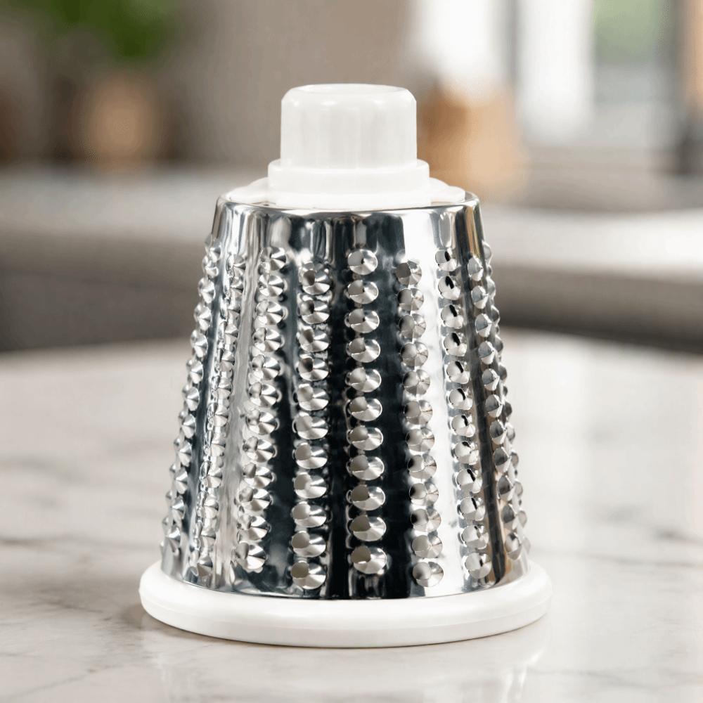 3 Sharp Drums Rotary Cheese Grater 3 in 1 Vegetable Shredder Peanut Nuts Grinder Garlic Potato