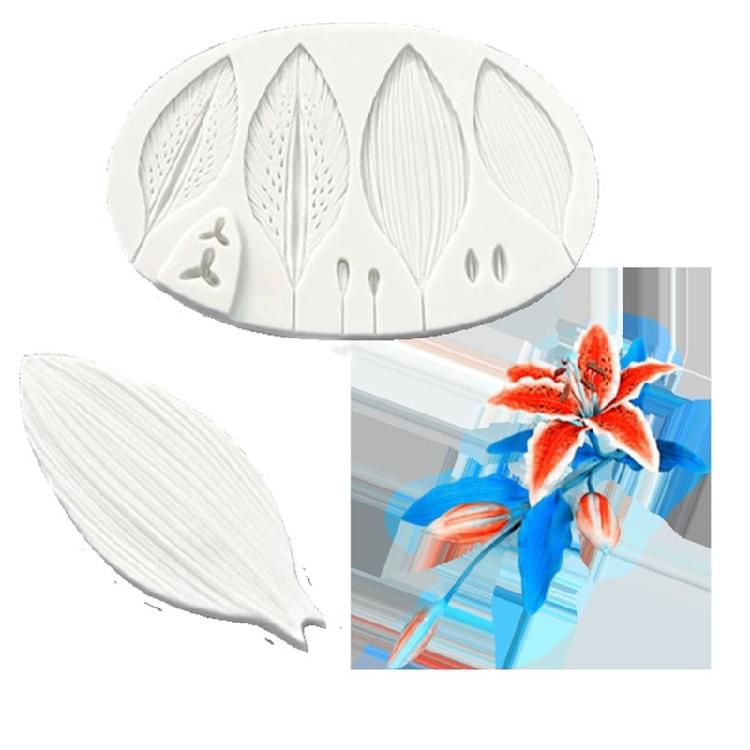 Flexible Silicone Mold For Handcrafted Sugar Flower And Leaf Cake Embellishments Baking Tool Kitchen Gadget