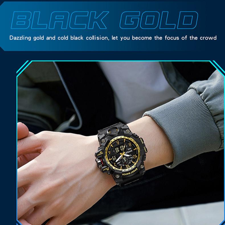 SANDA Watches Creative Sports Electronic Watch Personalised Fashion Electronic Watch