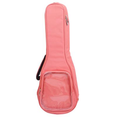 Gitarrentasche 23in Ukulele Aufbewahrungstasche Tragetasche Oxford-Stoff Instrument Rucksack mit Transparent