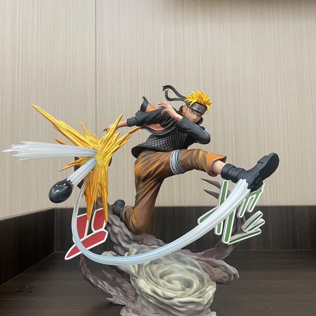 Naruto Supermodel Six Realms Ninja Whirlpool Naruto anime figures Can Favorite Replace Head move PVC 8.66Inch/22cm toys Gifts