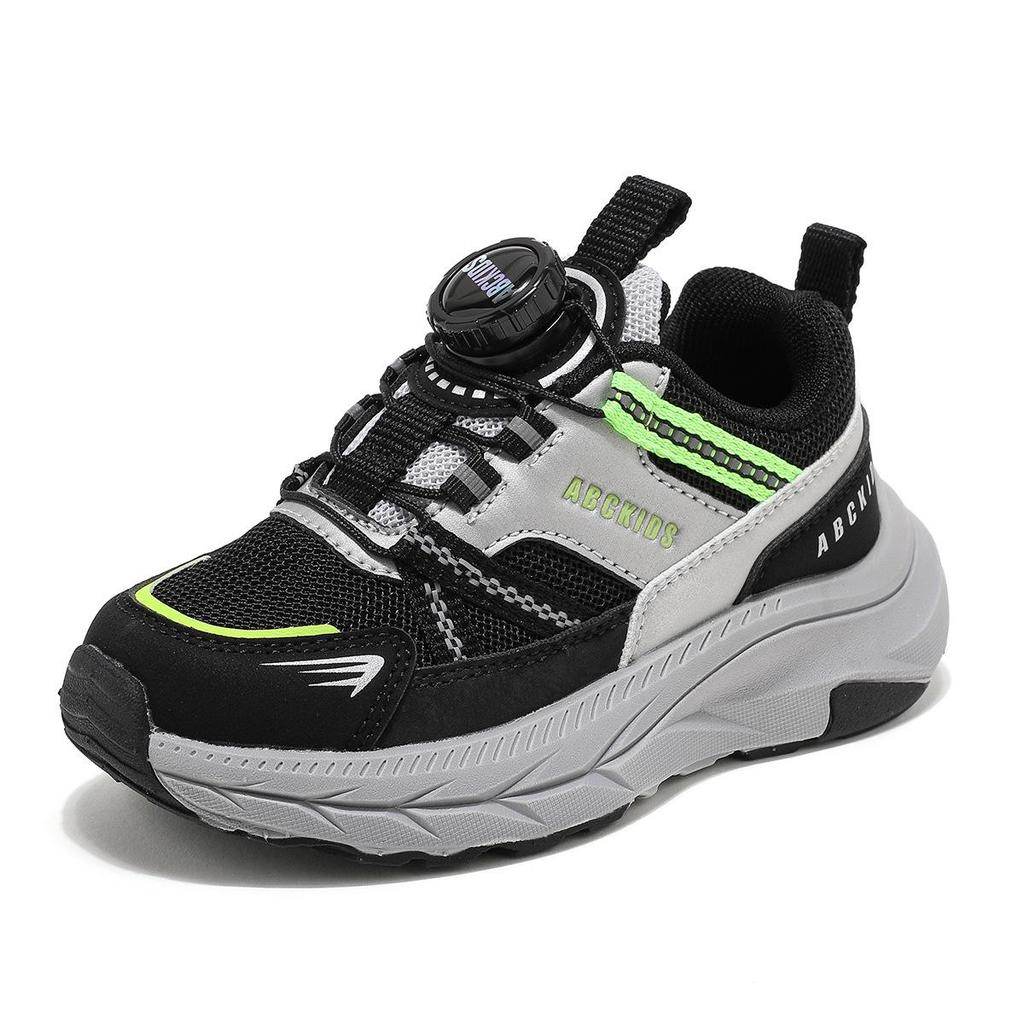 ABCkids Autumn Collection: Versatile Soft Sole Sneakers for Boys & Girls with Rotating Button