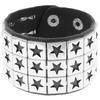 DIEZI 3 Rows Harajuku Gothic Goth Wrap Bracelet For Women Men Punk Vintage Black PU Leather Star Charm Bracelet Bangles Jewelry