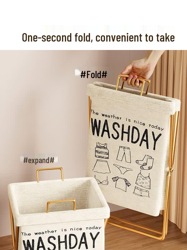 Foldable Household Laundry Hamper