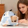 Frettchenbett Halbgeschlossenes Warmes Kuppelnest Hängende Hängematte Warmes Hamsternest Für Chinchilla Kleintier Frettchen Mäuse Vogel Zuhause