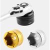 Black Coated Bike Fork Caps Spanners Fork Suspension Top Caps Wrenches Tool for Various Brands and Models
