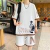 Casual 2026 Summer Two Piece Men's Sets Short Sleeve Cotton T-Shirts & Shorts Tracksuits Outwear Top Tees & Jogger Pant Clothing