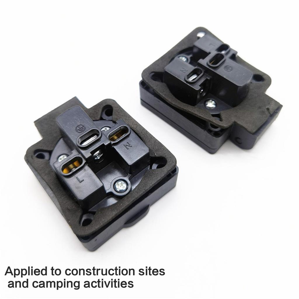 Industrial Waterproof Socket Dustproof Outlet with Cover Electrical Wiring Receptacle Outlet for Gasoline Generator
