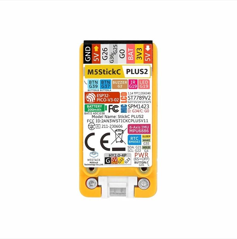 M5 StickC Plus2 Cross-Border IoT Development Board with Embedded Graphical Programming Kit