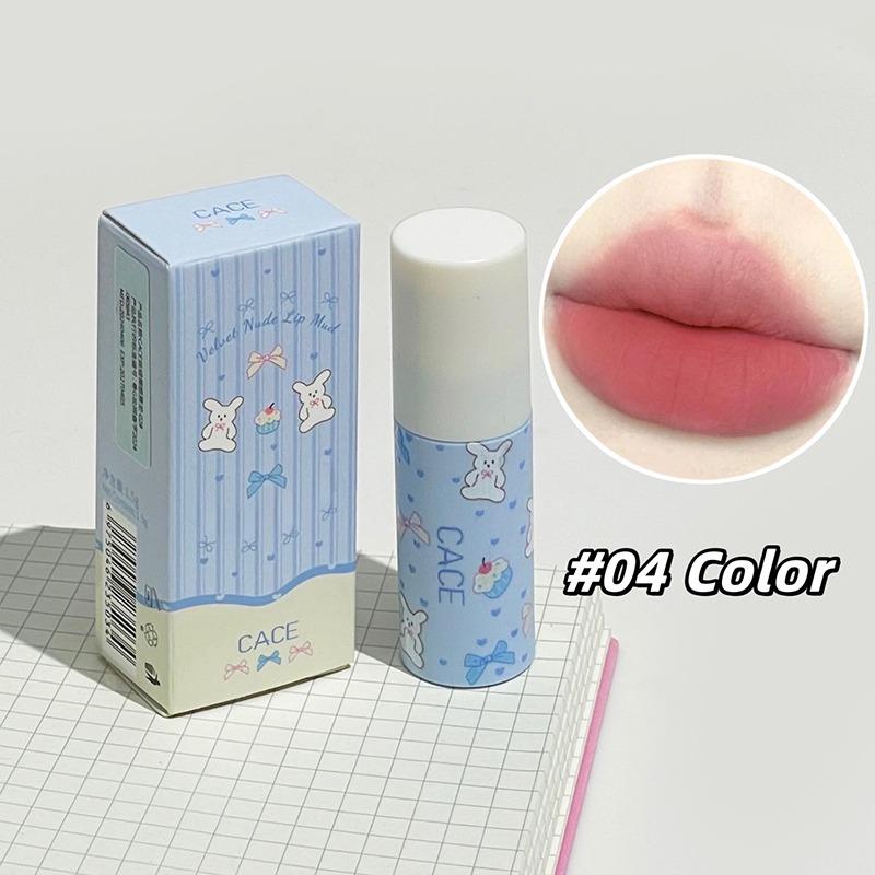 Little Bunny Lip Mud Set Velvet Nude Matte Texture Silky Lipstick Makeup
