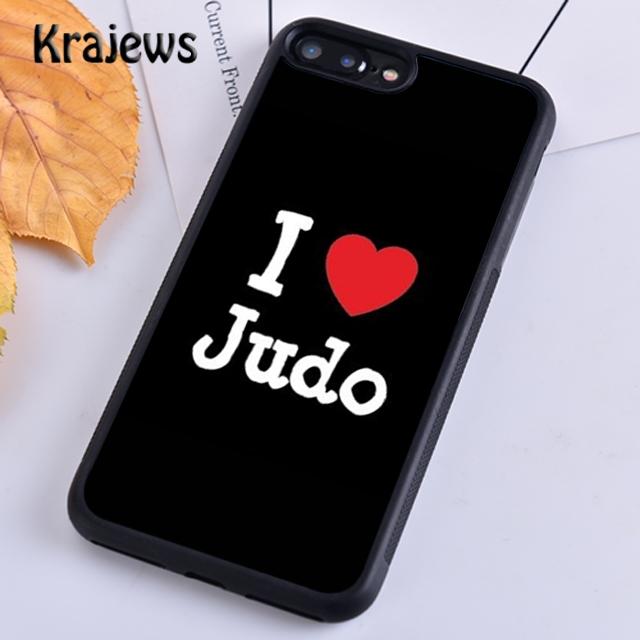 Krajews I LOVE Janpan Judo Original Phone Case Cover For iPhone 17 Air 16 15 14 plus 11 12 13 pro max coque Fundas