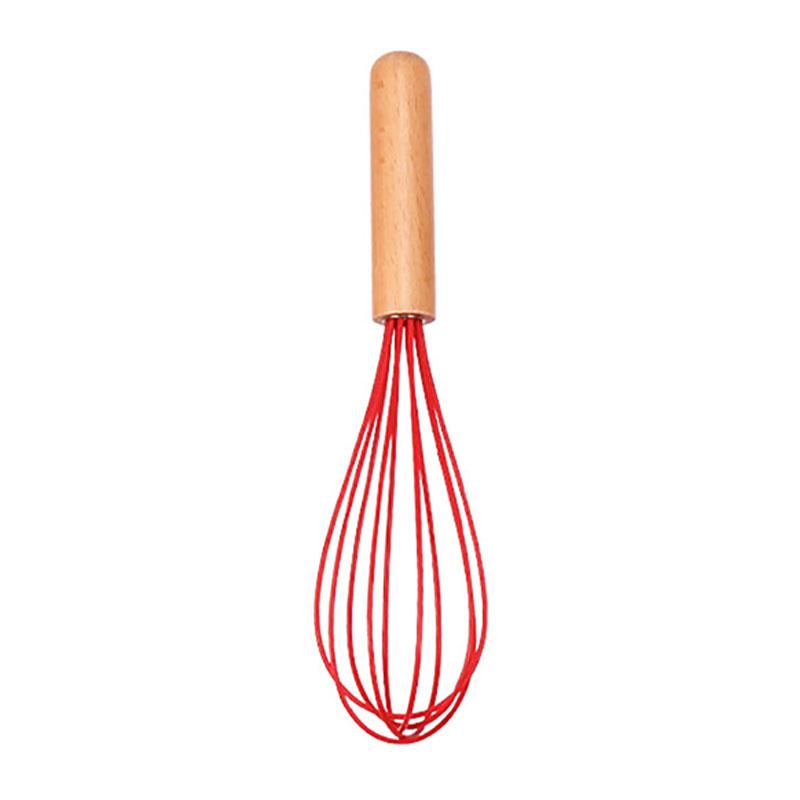 Silicone World Silicone Egg Beater Manual Whisk Cream Mixer Stirring Mixing Whisking Balloon Coil Style Egg Tools Baking Gadget