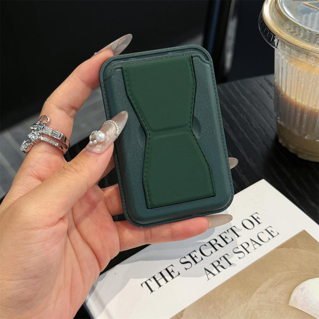 For Magsafe Wallet Holder Card Bag Magnetic Phone Kickstand Suitable for IPhone 16 15 Samsung Magnetic Phone Case Bracket Wallet