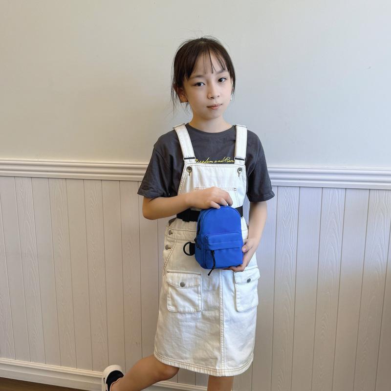 Children's Bag Internet Celebrity Fashion Foreign Style Bag Boys Messenger Bag Korean Version Simple New Girl Canvas Bag