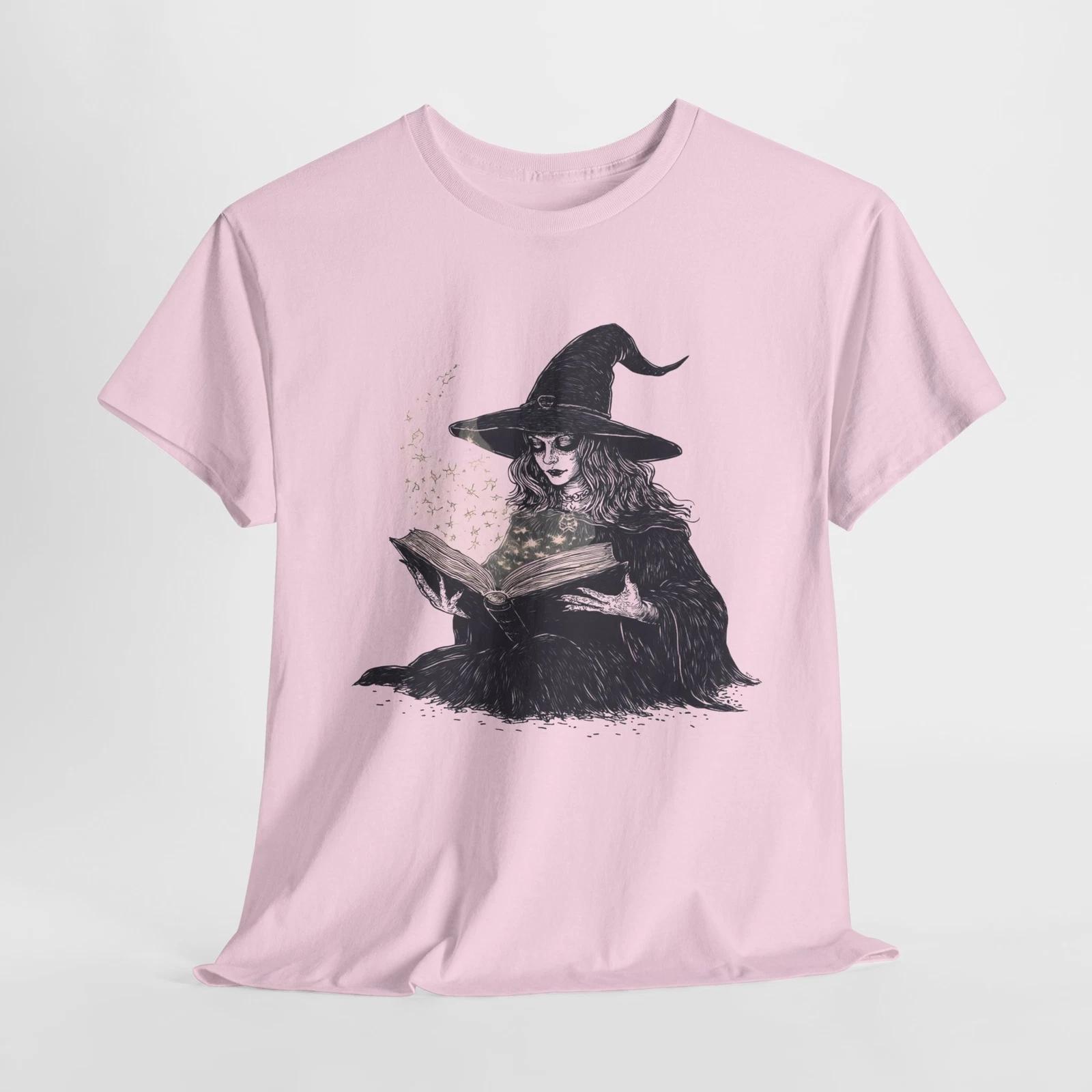 The Witching Hour T-Shirt | Witch Casting a Spell T-Shirt M