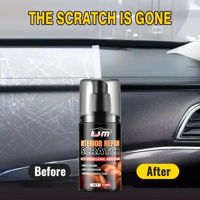 Car interior scratch repair kit - plastic and dashboard polish, leather seats and tire renewal frost, Vehicle maintenance