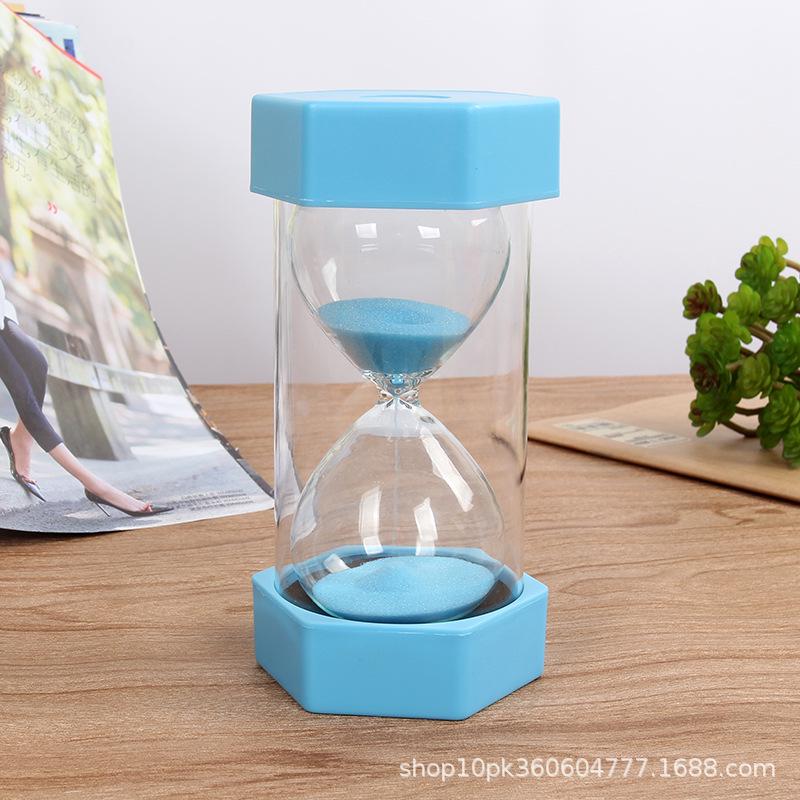 Безопасный шестиугольный песочный таймер в подарок (5-60 мин.)